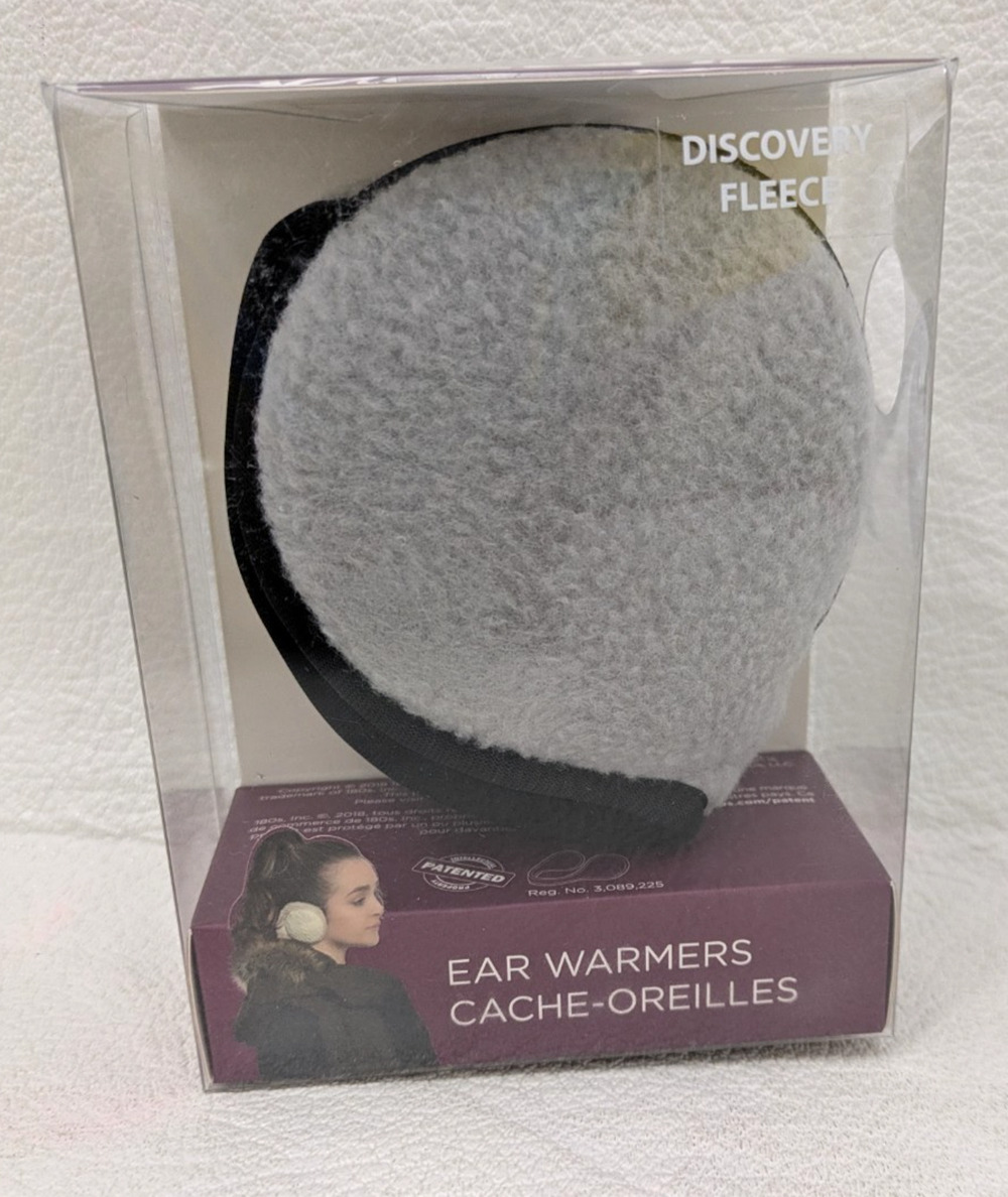 Degrees by 180s Womens Fleece Winter Ear Warmer Gray One Size